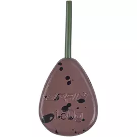 Грузило Brain In-Line Flat Lead 150g 2шт/уп brown, Выберите цвет: коричневий, Вага: 150г, фото 